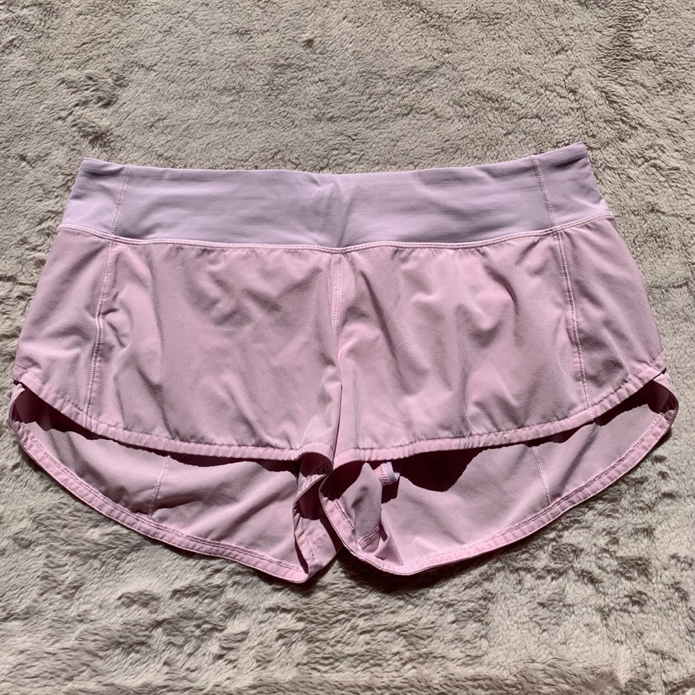 PEARL PINK lululemon speed up shorts